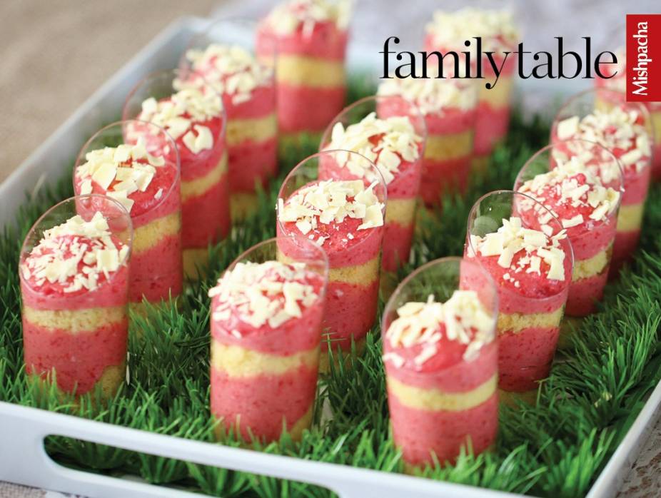 White Chocolate Cherry Trifles